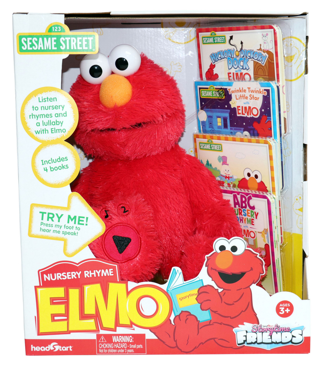 Sesame Street Story Time Elmo   ***Unadapted user to press feet **** DISCOUNTED **