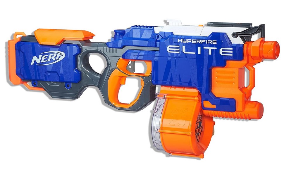 Nerf Gun Hyperfire Elite- switch adapted