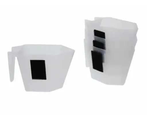 [KA24X] Replacement Cups x 4 with velcro - suit Pouring Cups KA20 & KA24