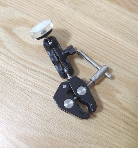 [SM-2163SP] Switch Mount 7cm Mini Arm, clamp & 35mm SPECS mounting plate
