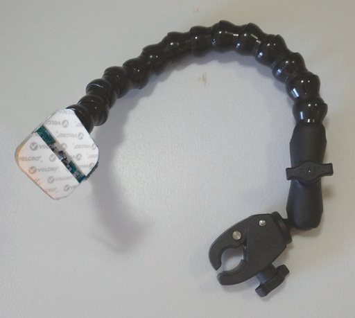 [SM-LL3/4-TP45] Switch Phone Mount Plate, LocLine 3/4"x30cm +15cm RAM arm, Tough Claw Clamp