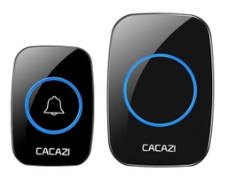 [AT-DCCACAZI-BK] CACAZI Smart Wireless Door Chime battery-operated (Switch Adapted)