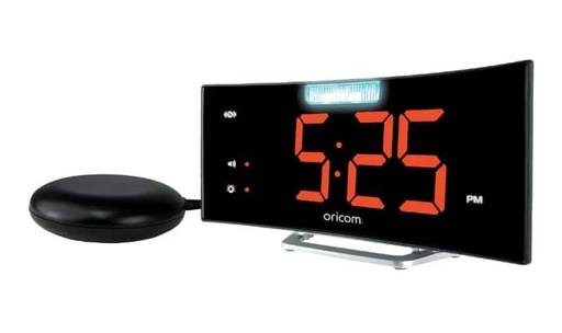 [ORI-WNS100] Oricom Wake 'N' Shake Loud Alarm with Jumbo Display