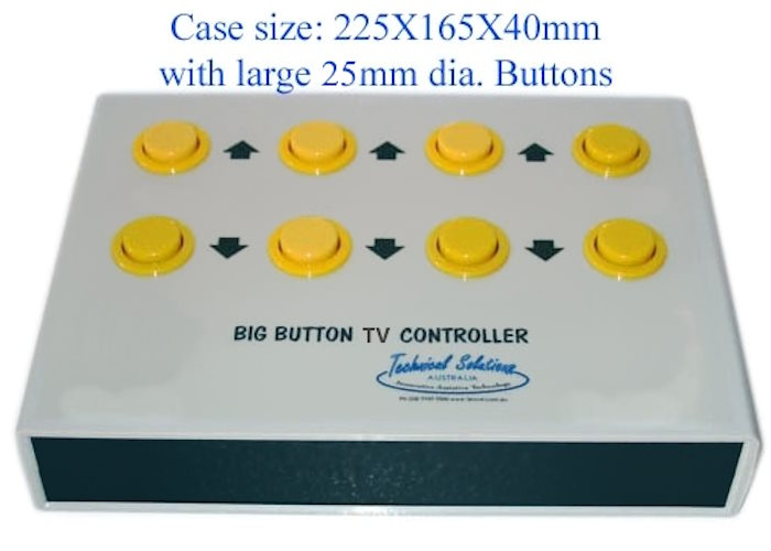 Big 8 Button Learning TV Remote (108e)