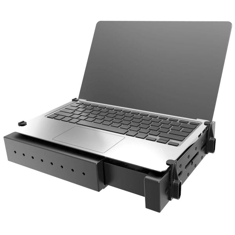 RAM Tough-Tray Spring Loaded Laptop Holder, Flat Retaining Arms