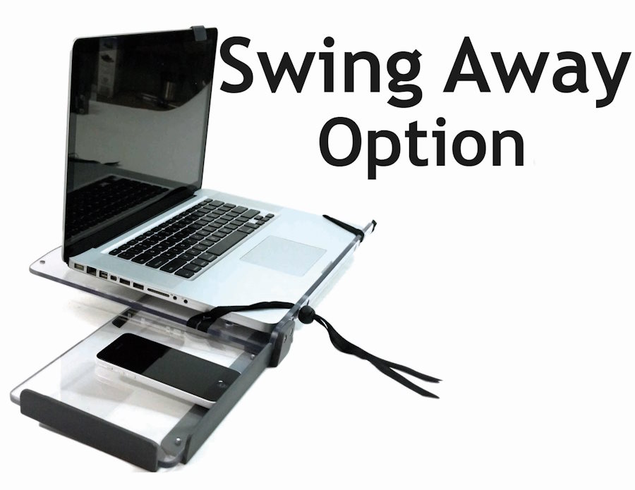 LapTop Tray w/Swing Away Tray Left Side, QRP