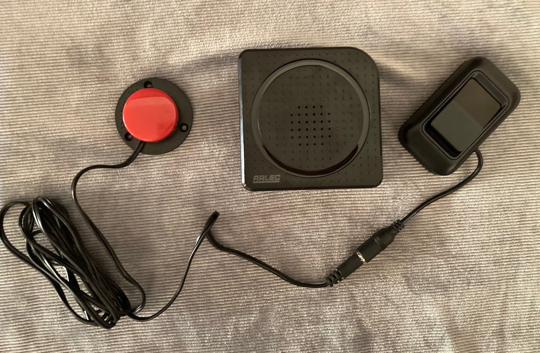 Switch Adapted Call Chime with lights &amp; Spec Switch Red