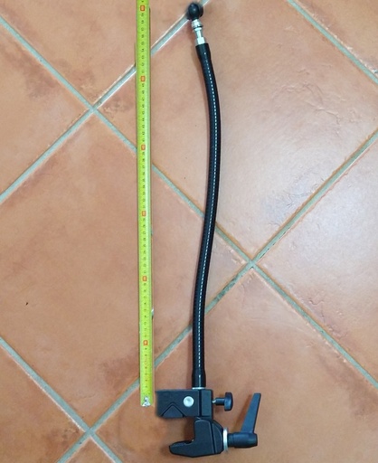 [SM-F55X18-RAM] Sturdy Flexible Arm, Multi-Clamp, 60cm, RAM 'B' 1" Ball