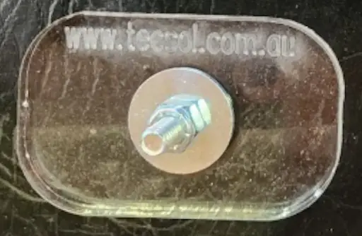 [SM-PLATE45X15M] Switch Mount Plate, 6mmx45x15mm Acrylic (Male)