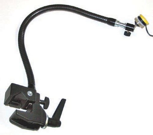 [SM-F55X18N] Sturdy Flexible Gooseneck Switch Mount, with multi-clamp and 1/4" ball