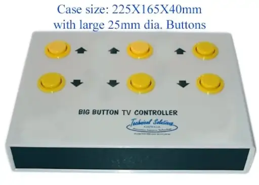 [BBLRSW6108E] Big 6 Button Learning TV Remote (108e) 