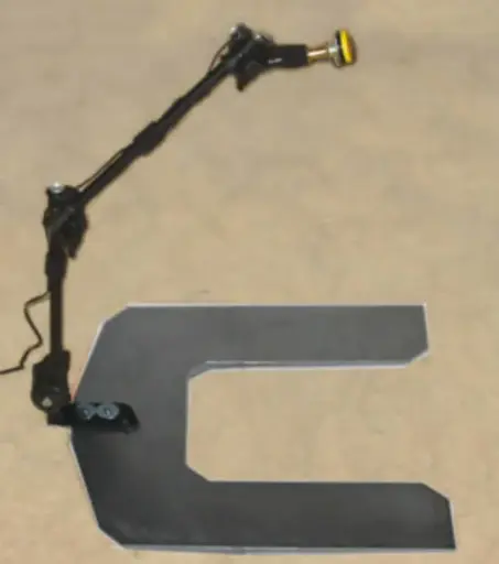 [BSM-SHORT] Bed Switch Mount, under mattress plate, 2 rods & adaptor plate