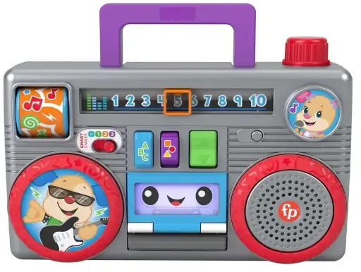 [AT-FP-BOOMBOX] Fisher-Price Busy Boombox - triple switch adapted