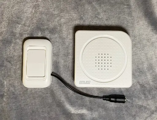 [AT-DC4W] Switch Adapted Call Chime with Lights (White) - BYO switch 