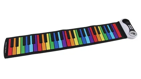 [KA4096] Rainbow Flexible Roll-Up Piano
