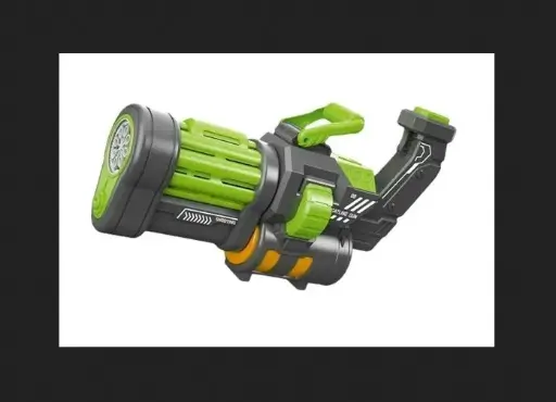 [AT-BM-BURRA] 2 in 1 Water & Bubble Gatling Gun (Adapted)