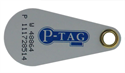 RFID Prox card, EM4001 format keyfob teardrop shape