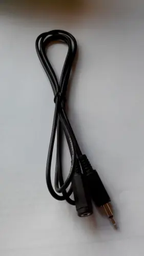 [ELFS3.5SK-3.5PM1.5] Switch Ext. Lead 1.5 Metre (mono 3.5mm Plug and Socket)