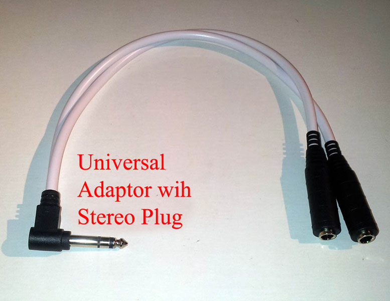 Switch Extension Double Adapter Stereo 6mm Plug (Universal)