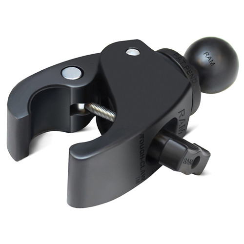 RAM Small Tough Claw clamp with 1inch Rubber Ball - opens up to 28mm